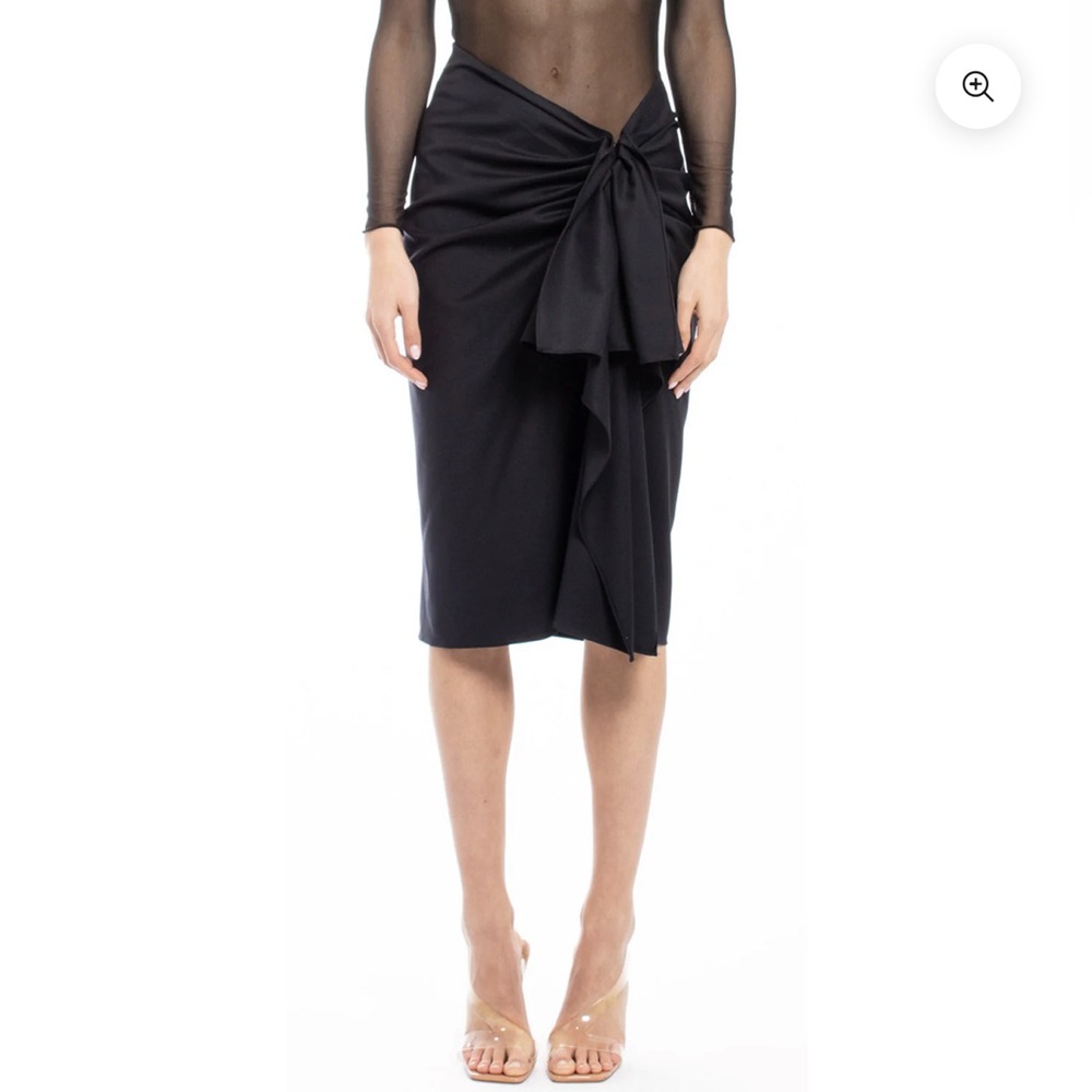 New! Mother of All Colette Midi Skirt‎ in Black Sz Small $490